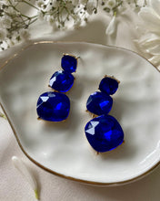 Cargar imagen en el visor de la galería, Aretes Naila azules
