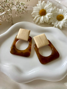 Aretes Issa beige
