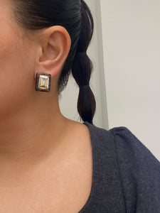 Aretes Sassy Marrón