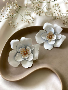 Aretes Amalia Blancos