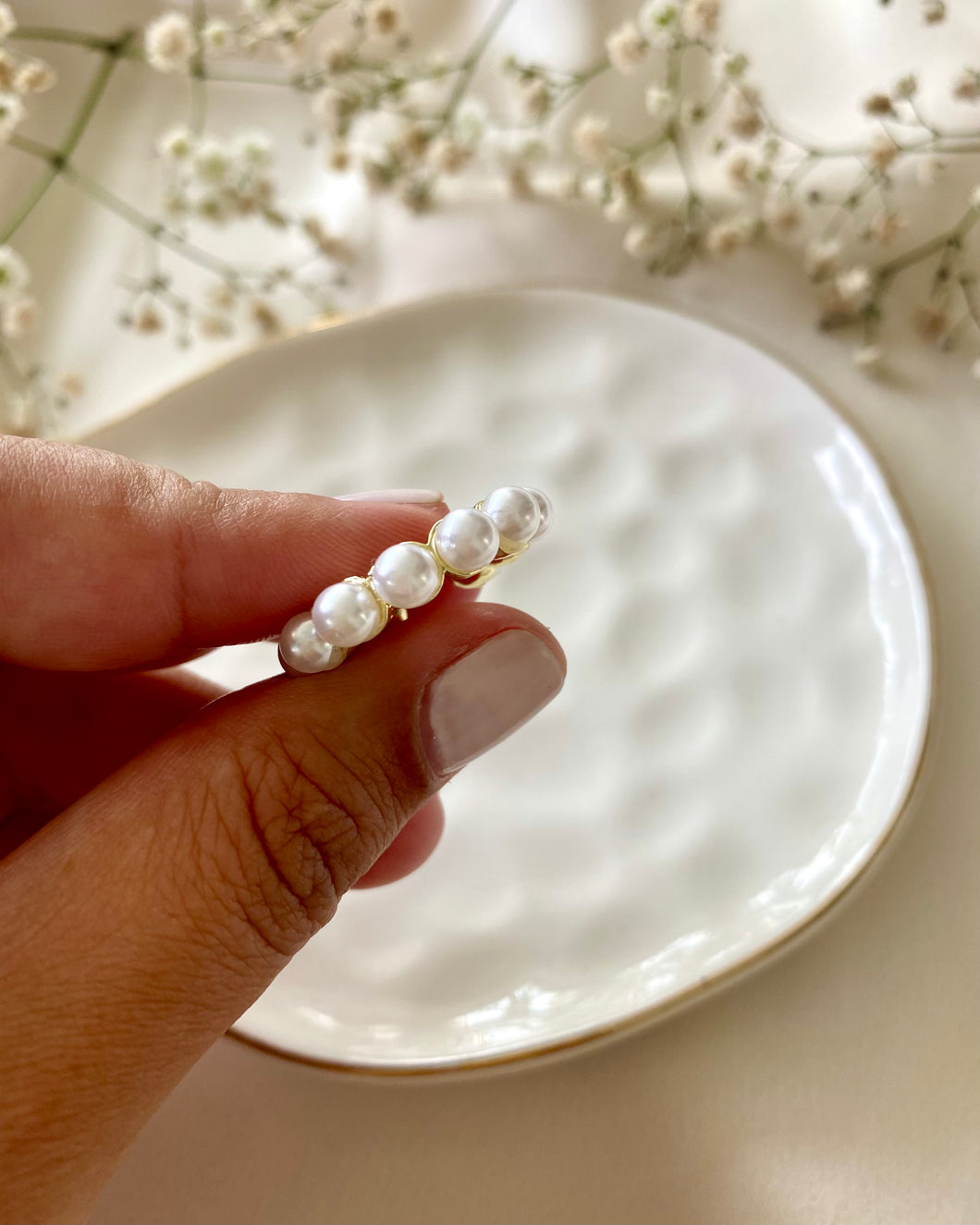 Ear cuff Pearls