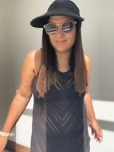 Cargar imagen en el visor de la galería, Visera turbante negra
