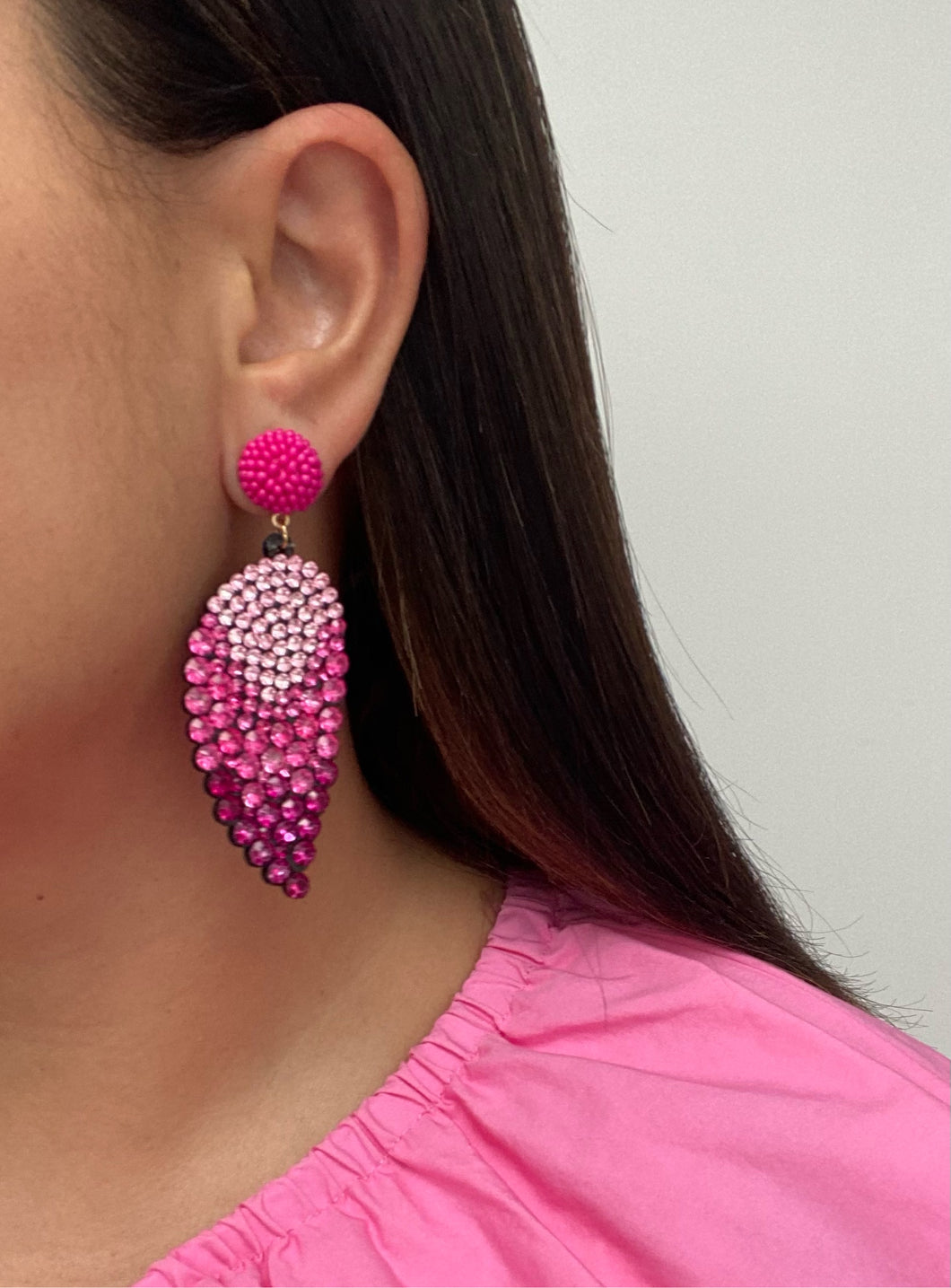 Aretes Malika Rosados